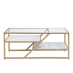 Table d'appoint en manguier doré/naturel en forme de C avec roulettes, 1 personne