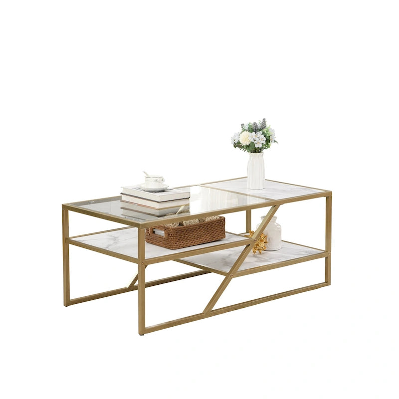 Table d'appoint en manguier doré/naturel en forme de C avec roulettes, 1 personne