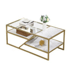 Table d'appoint en manguier doré/naturel en forme de C avec roulettes, 1 personne