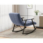 Fauteuil à bascule pliant rose/bleu/orange, 1 place, dossier haut et repose-pieds réglables
