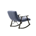 Fauteuil à bascule pliant rose/bleu/orange, 1 place, dossier haut et repose-pieds réglables