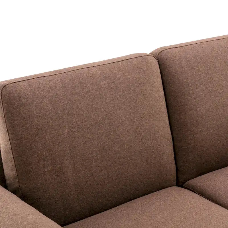 Canapé-lit convertible 2 places gris / marron / noir, avec ports USB