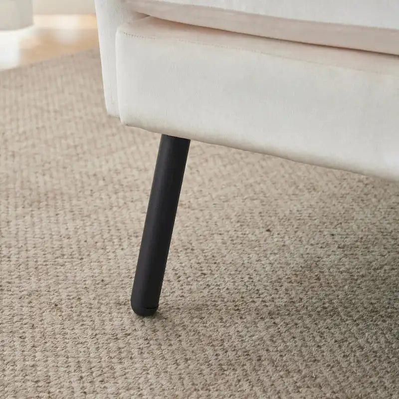 Fauteuil d'appoint à dossier haut en velours vert/violet/beige, simple