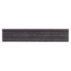 Console étroite en faux marbre noir/gris/beige — Base géométrique moderne en fer, assemblage par 1 personne