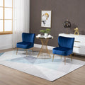 Chaise de salle à manger en velours, bleu/noir/vert/jaune/blanc, lot de 2