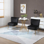 Chaise de salle à manger en velours, bleu/noir/vert/jaune/blanc, lot de 2