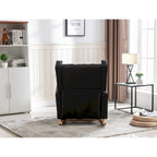 Fauteuil à bascule monoplace en bois massif multicolore