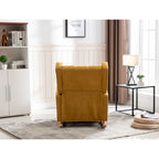 Fauteuil à bascule monoplace en bois massif multicolore
