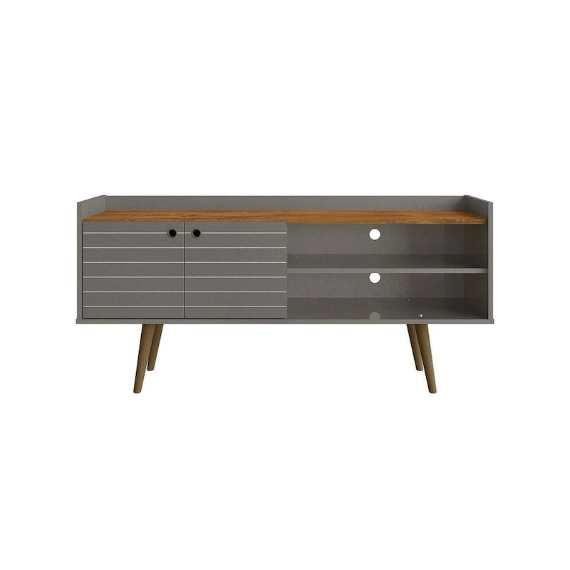 Meuble TV scandinave gris/blanc/marron rustique/noir/blanc cassé