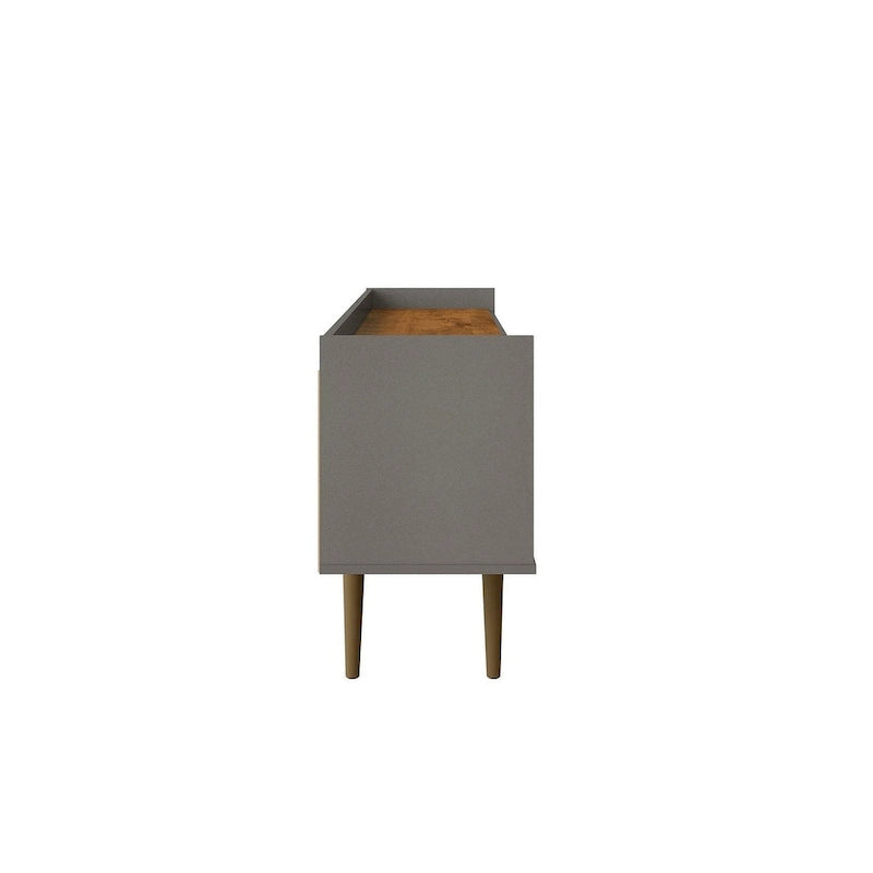 Meuble TV scandinave gris/blanc/marron rustique/noir/blanc cassé