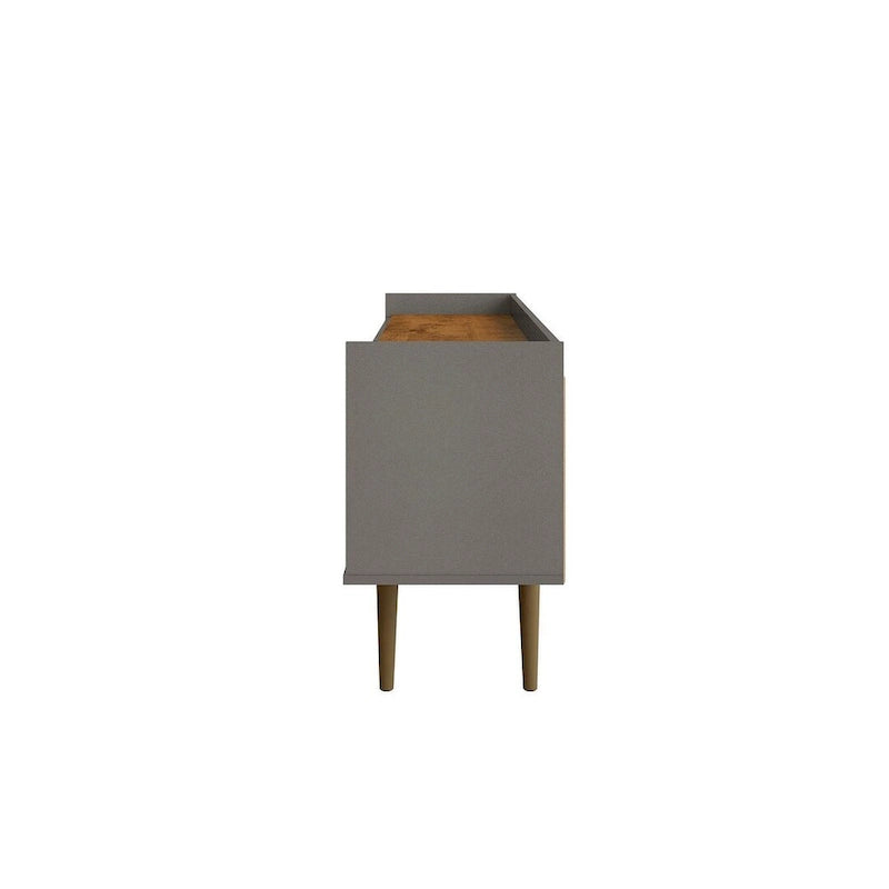 Meuble TV scandinave gris/blanc/marron rustique/noir/blanc cassé