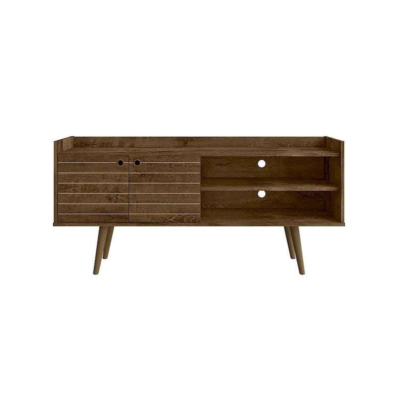 Meuble TV scandinave gris/blanc/marron rustique/noir/blanc cassé