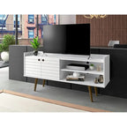 Meuble TV scandinave gris/blanc/marron rustique/noir/blanc cassé