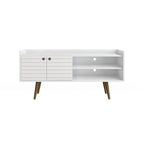 Meuble TV scandinave gris/blanc/marron rustique/noir/blanc cassé