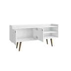 Meuble TV scandinave gris/blanc/marron rustique/noir/blanc cassé