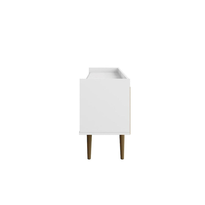 Meuble TV scandinave gris/blanc/marron rustique/noir/blanc cassé