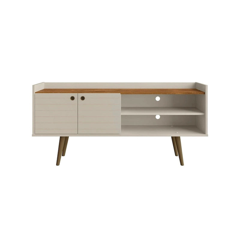 Meuble TV scandinave gris/blanc/marron rustique/noir/blanc cassé
