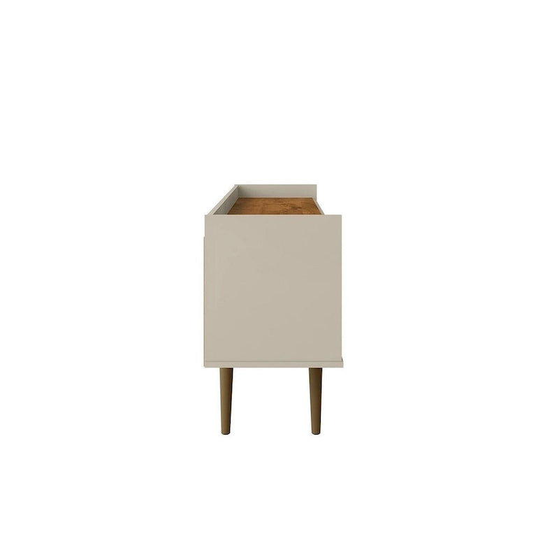 Meuble TV scandinave gris/blanc/marron rustique/noir/blanc cassé