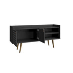 Meuble TV scandinave gris/blanc/marron rustique/noir/blanc cassé