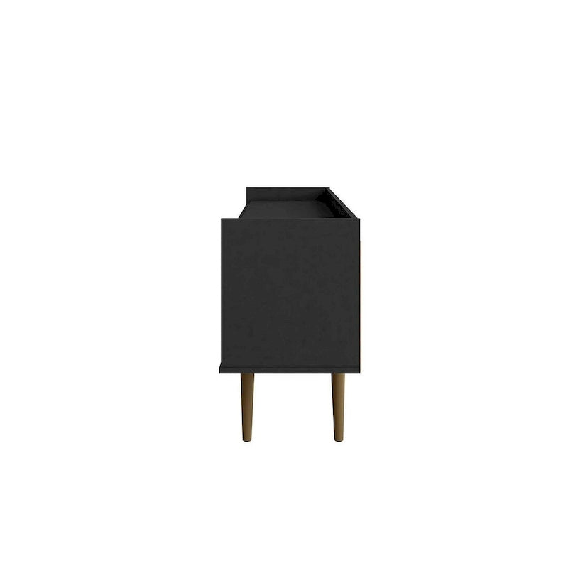Meuble TV scandinave gris/blanc/marron rustique/noir/blanc cassé