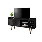 Meuble TV scandinave gris/blanc/marron rustique/noir/blanc cassé