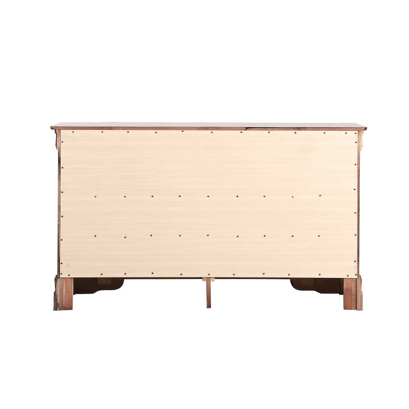 Commode de chambre, Cappuccino / Noir / Cerisier, Placage bois, 1 pièce