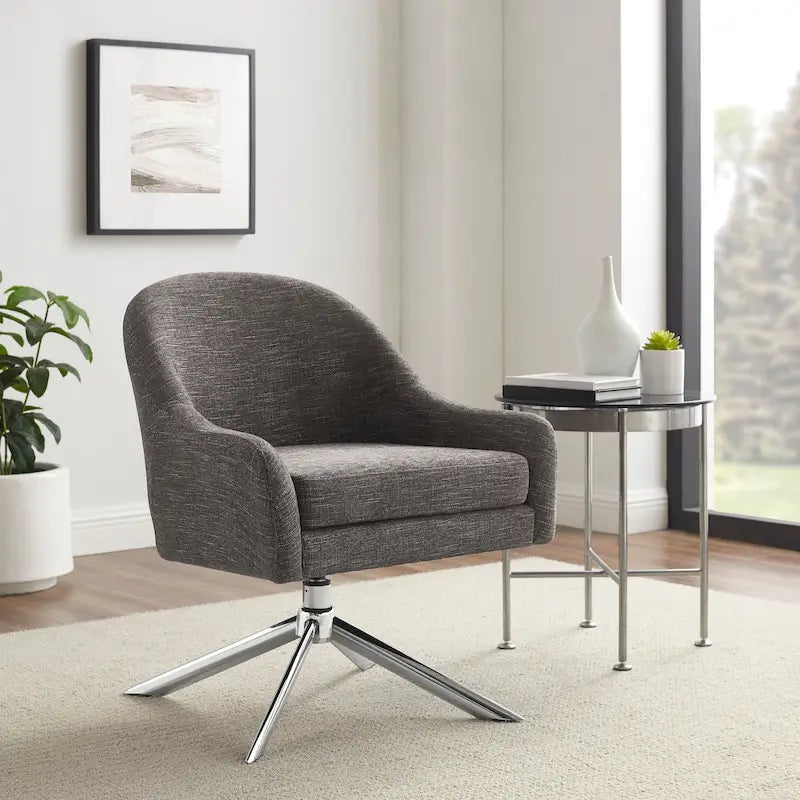 Fauteuil pivotant Seafoam Green / Gris / Multicolore, 1 place, capacité 125 kg