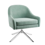 Fauteuil pivotant Seafoam Green / Gris / Multicolore, 1 place, capacité 125 kg