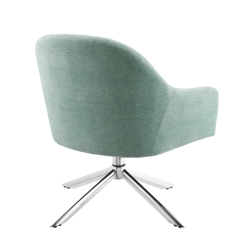 Fauteuil pivotant Seafoam Green / Gris / Multicolore, 1 place, capacité 125 kg