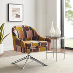 Fauteuil pivotant Seafoam Green / Gris / Multicolore, 1 place, capacité 125 kg