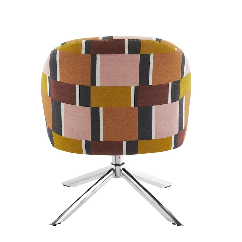 Fauteuil pivotant Seafoam Green / Gris / Multicolore, 1 place, capacité 125 kg
