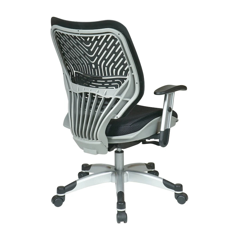 Chaise de bureau ergonomique en maille Gris clair / Blanc / Noir / Gris / Orange / Rouge pour 1 personne