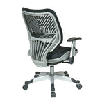 Chaise de bureau ergonomique en maille Gris clair / Blanc / Noir / Gris / Orange / Rouge pour 1 personne