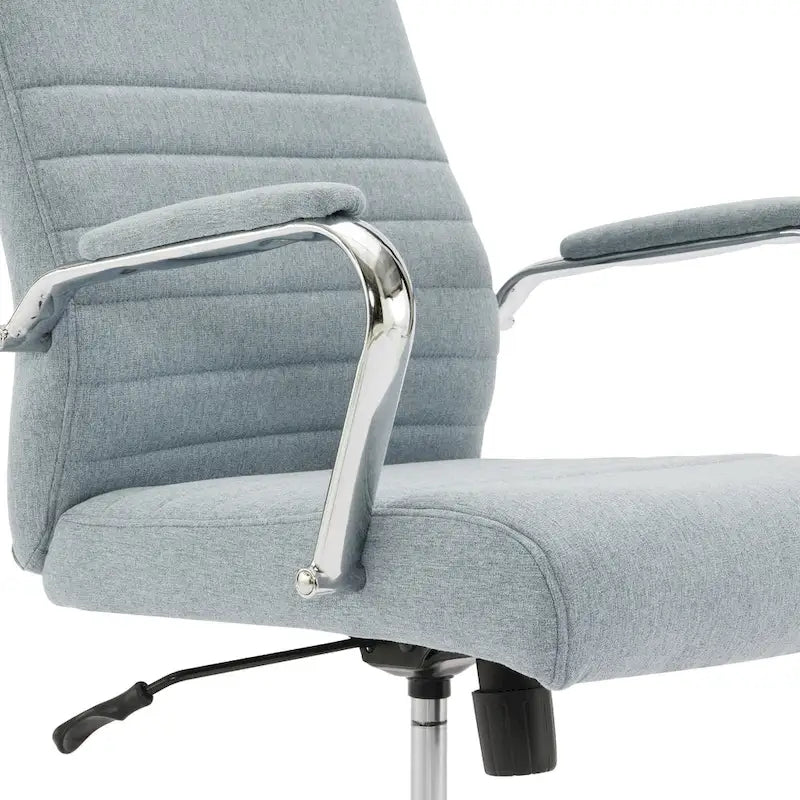 Chaise de bureau pivotante à dossier mi-hauteur, 1 personne, muscade/basilic/bleu/gris