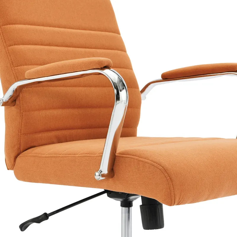 Chaise de bureau pivotante à dossier mi-hauteur, 1 personne, muscade/basilic/bleu/gris