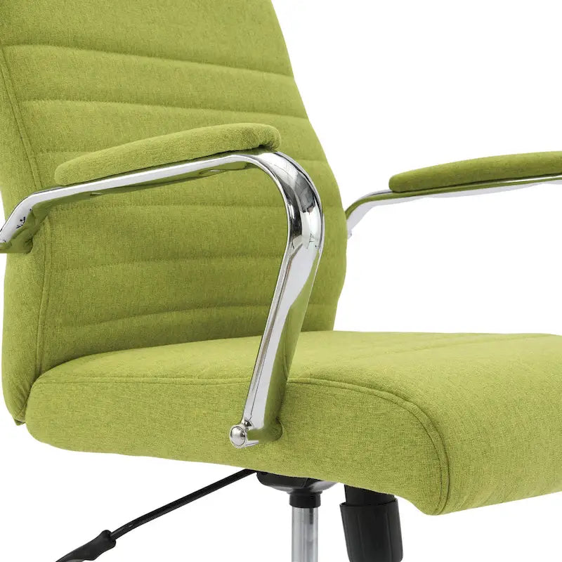 Chaise de bureau pivotante à dossier mi-hauteur, 1 personne, muscade/basilic/bleu/gris