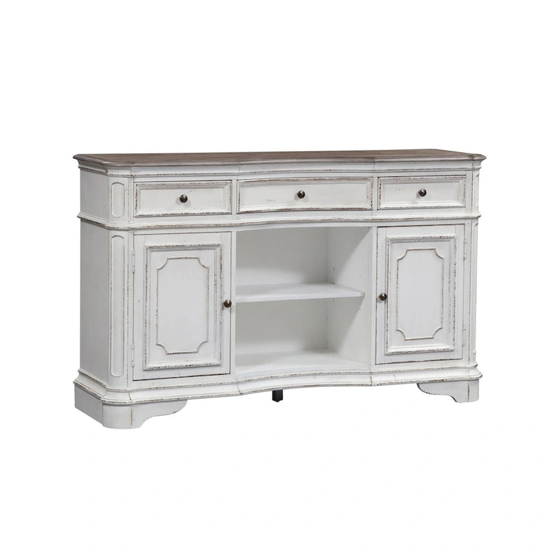 Buffet de salle à manger antique blanc