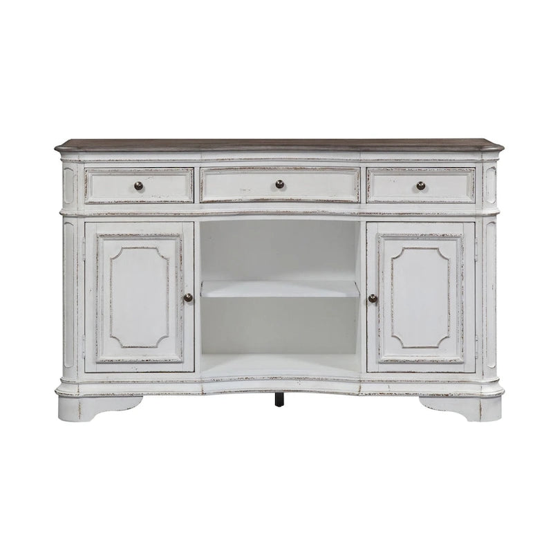 Buffet de salle à manger antique blanc