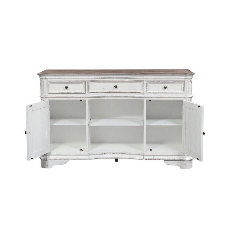 Buffet de salle à manger antique blanc