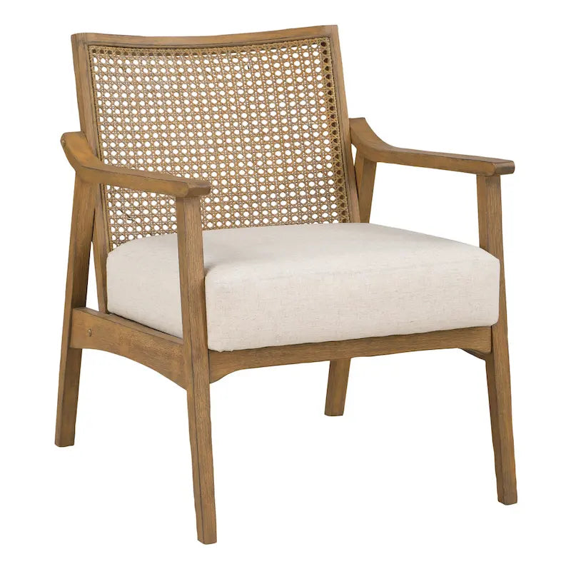 Fauteuil en tissu lavé lin Coastal – Monoplace