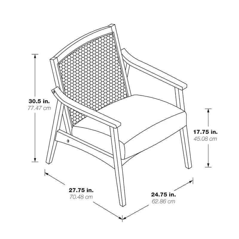 Fauteuil en tissu lavé lin Coastal – Monoplace