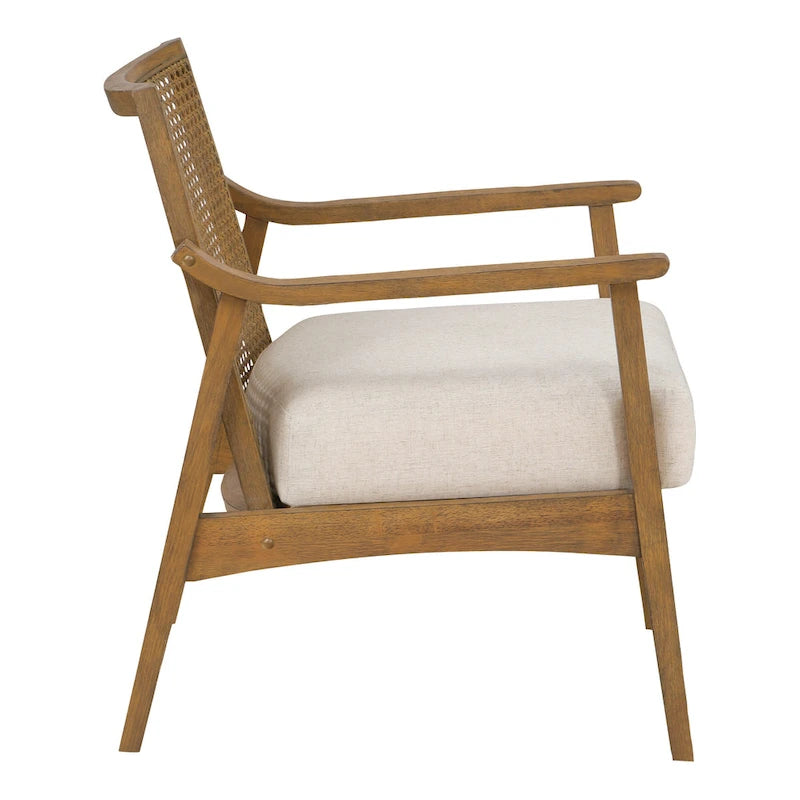 Fauteuil en tissu lavé lin Coastal – Monoplace