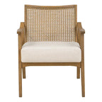 Fauteuil en tissu lavé lin Coastal – Monoplace