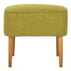 Petit repose-pieds vert Mid-Century Modern, simple