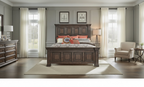 Big Valley Brownstone Distressed Queen Panel Bed