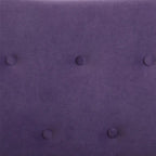Fauteuil à bascule haut de gamme en velours capitonné — Orange / Rose / Gris / Beige / Violet / Noir, Simple