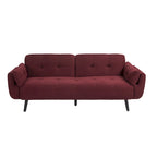 Canapé futon convertible, multicolore, clic-clac, ensemble 2 places