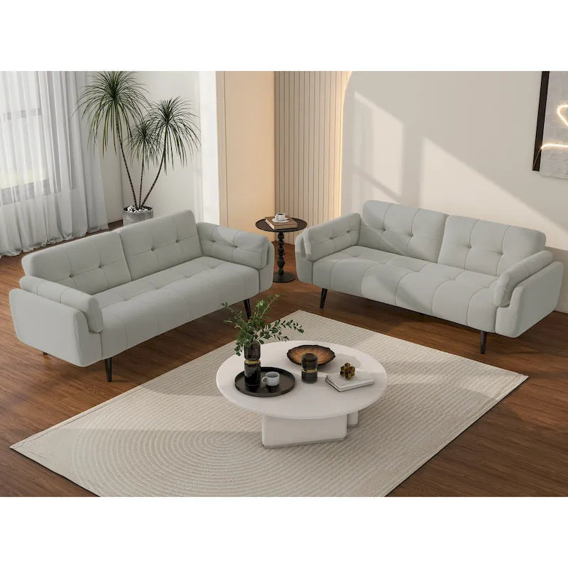 Canapé futon convertible, multicolore, clic-clac, ensemble 2 places