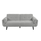 Canapé futon convertible, multicolore, clic-clac, ensemble 2 places