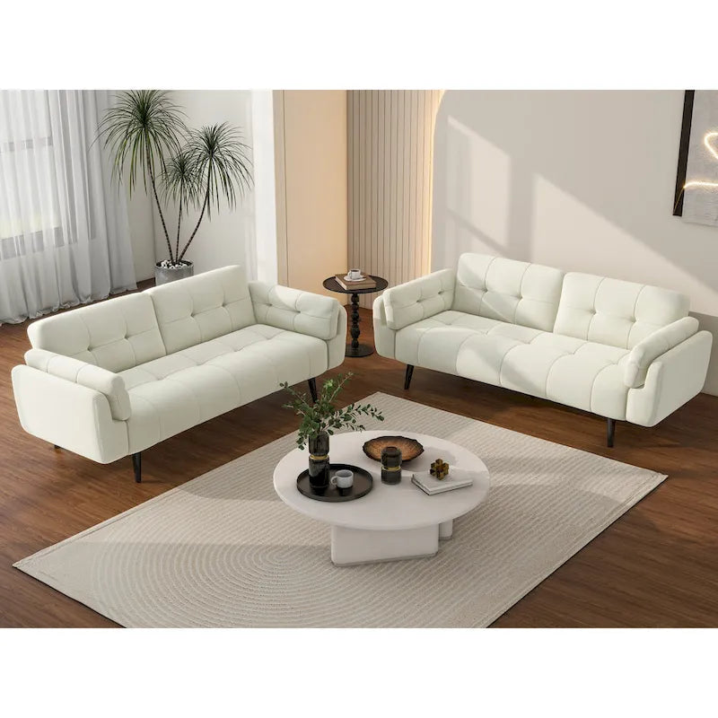 Canapé futon convertible, multicolore, clic-clac, ensemble 2 places